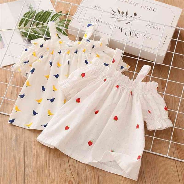 fashion 2 3 4 6 8 10 years kids baby cartoon print short sleeve off shoulder strap cotton summer t-shirt for girls 210701, Blue
fashion 2 3 4 6 8 10 years kids baby cartoon print short sleeve off shoulder strap cotton summer t-shirt for girls 210701, Blue