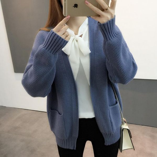 women's knits & tees thick cardigans autumn sweater women korean fashion ladies clothes spring jackets femme casaco feminino lwl724 ejr, White
women's knits & tees thick cardigans autumn sweater women korean fashion ladies clothes spring jackets femme casaco feminino lwl724 ejr, White