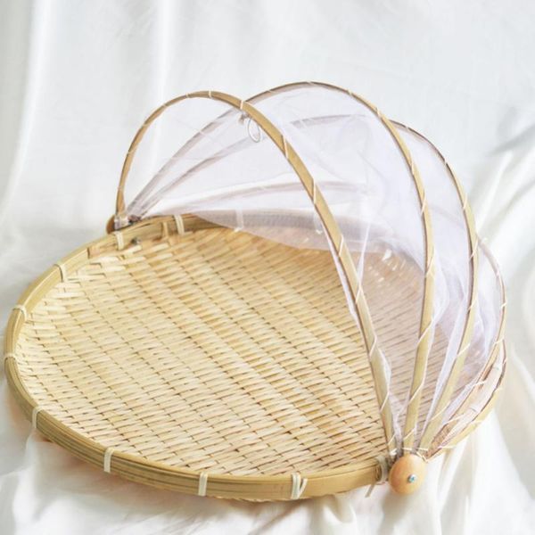 storage baskets hand-woven bamboo basket kitchen fruit vegetable bread cover container dust-proof picnic mesh net
storage baskets hand-woven bamboo basket kitchen fruit vegetable bread cover container dust-proof picnic mesh net