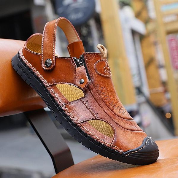 slippers safety sandals work sandalias hombre verano roman men de para playa leather summer big size zandalias for fashion, Black
slippers safety sandals work sandalias hombre verano roman men de para playa leather summer big size zandalias for fashion, Black