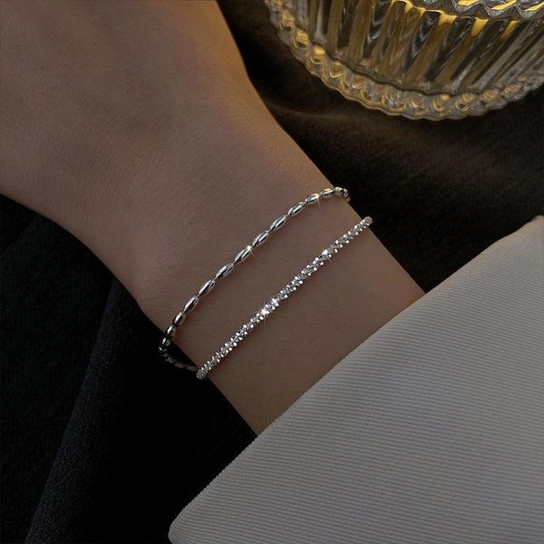 charm bracelets trendy double layer bracelet for women exquisite simple silver beads wedding fashion jewelry party gift, Golden;silver
charm bracelets trendy double layer bracelet for women exquisite simple silver beads wedding fashion jewelry party gift, Golden;silver
