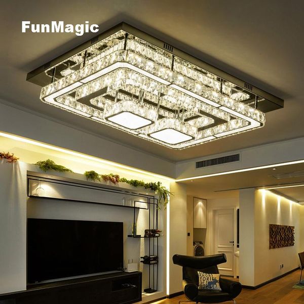 ceiling lights post-modern luxury led crystal rectangular lamp living room fixture lighting dimming remote control
ceiling lights post-modern luxury led crystal rectangular lamp living room fixture lighting dimming remote control