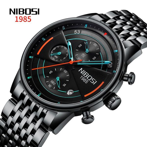 wristwatches nibosi man watches stainless chronograph mens waterproof clock casual sport quartz men wrist watch relogio masculino, Slivery;brown
wristwatches nibosi man watches stainless chronograph mens waterproof clock casual sport quartz men wrist watch relogio masculino, Slivery;brown