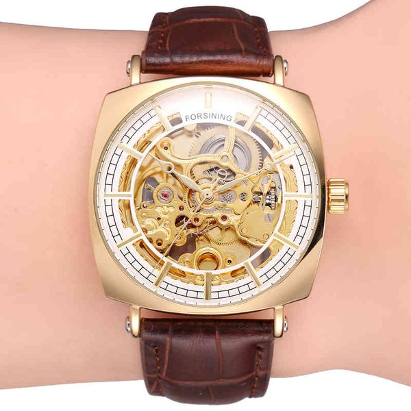 forsining luxury 2021 new series skeleton transparent case self-winding automatic clock man square male mechanical s, Slivery;brown
forsining luxury 2021 new series skeleton transparent case self-winding automatic clock man square male mechanical s, Slivery;brown