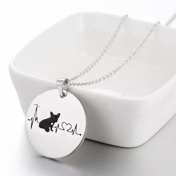 pendant necklaces chain necklace women stainless steel heart for round dog pendants woman accessories fashion on the neck, Silver
pendant necklaces chain necklace women stainless steel heart for round dog pendants woman accessories fashion on the neck, Silver