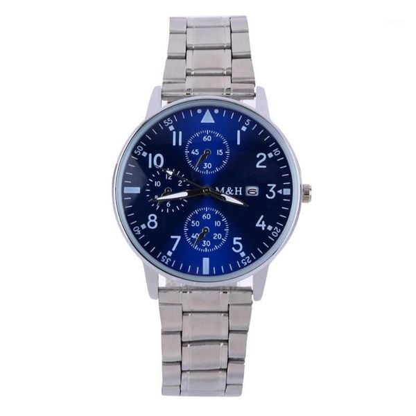 wristwatches stylish simple three eye dial blue glass quartz men's light luxury calendar stainless steel band watch reloj hombre y301, Slivery;brown
wristwatches stylish simple three eye dial blue glass quartz men's light luxury calendar stainless steel band watch reloj hombre y301, Slivery;brown