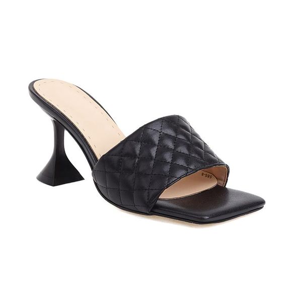 sandals 2021 summer women pumps square toe ladies heel mules thin high heels slippers female fashion woman shoes, Black
sandals 2021 summer women pumps square toe ladies heel mules thin high heels slippers female fashion woman shoes, Black