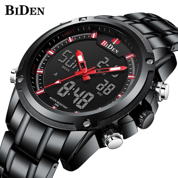 wristwatches biden brand men military sport watches mens led analog digital watch male army stainless quartz clock relogio masculino, Slivery;brown
wristwatches biden brand men military sport watches mens led analog digital watch male army stainless quartz clock relogio masculino, Slivery;brown