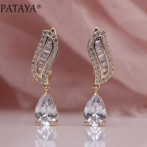 dangle & chandelier pataya arrivals 585 rose gold wave white water drop natural zircon long earrings women wedding party cute jewelry, Silver
dangle & chandelier pataya arrivals 585 rose gold wave white water drop natural zircon long earrings women wedding party cute jewelry, Silver