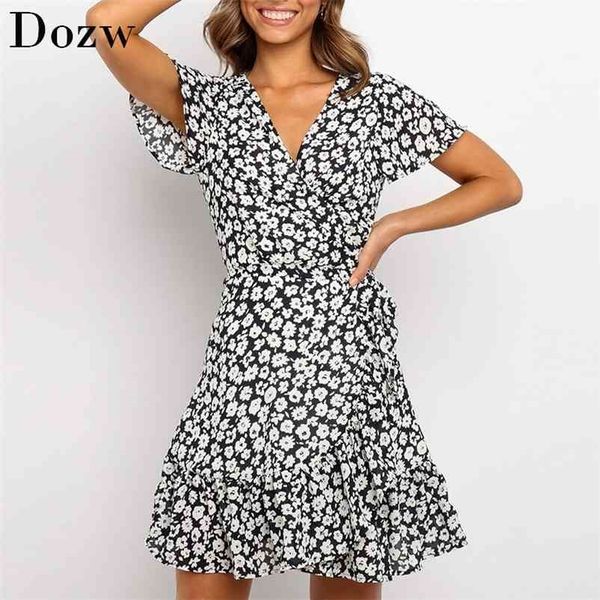 summer v neck floral print a line dress ruffles flare short sleeve beach women wrap mini es robe ete femme 210515, Black;gray
summer v neck floral print a line dress ruffles flare short sleeve beach women wrap mini es robe ete femme 210515, Black;gray