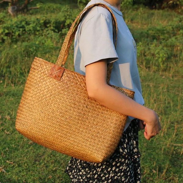 evening bags japanese straw bag woven literary artistic women's shoulder beach activity characteristic gift
evening bags japanese straw bag woven literary artistic women's shoulder beach activity characteristic gift
