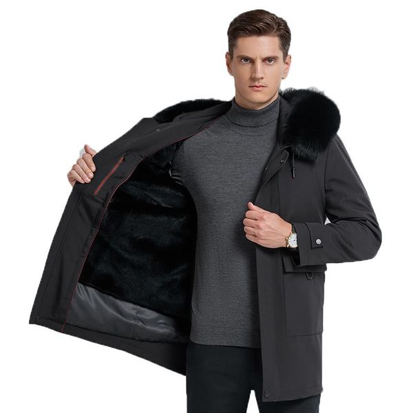 men's leather & faux 2021 winter jacket coats black big fur collar and rex liner warm coat for men, sizes m-4xl
men's leather & faux 2021 winter jacket coats black big fur collar and rex liner warm coat for men, sizes m-4xl