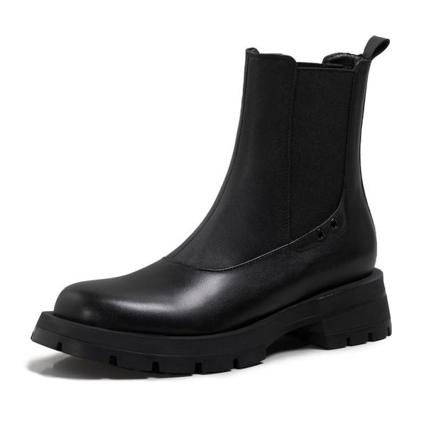 20021 real leather for women ankle boots women square heel winter shoes fashion round toe ladies footwear size 34-39, Black
20021 real leather for women ankle boots women square heel winter shoes fashion round toe ladies footwear size 34-39, Black