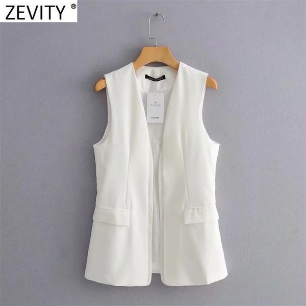 women fashion black white color sleeveless vest jacket office ladies open stitch suits waistcoat pockets outwear ct704 210420
women fashion black white color sleeveless vest jacket office ladies open stitch suits waistcoat pockets outwear ct704 210420