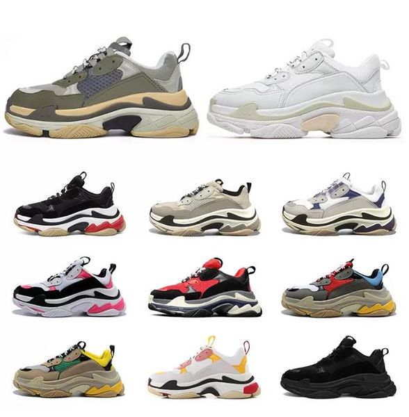 17fw paris triple s men women vintage running shoes designers couple old crystal bottom black white beige teal blue bred red pink jogiing wa
17fw paris triple s men women vintage running shoes designers couple old crystal bottom black white beige teal blue bred red pink jogiing wa