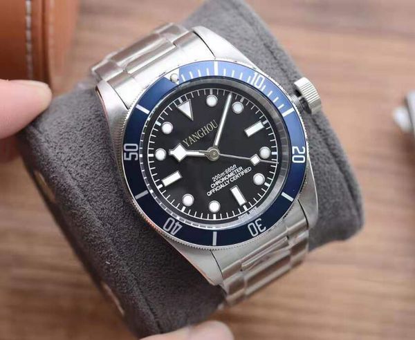 wristwatches date black dial automatic 40mm m79030b mens watch blue ceramics bezel silver steel case bracelet luxry watches, Slivery;brown
wristwatches date black dial automatic 40mm m79030b mens watch blue ceramics bezel silver steel case bracelet luxry watches, Slivery;brown