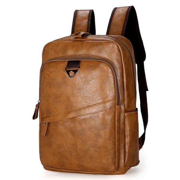 backpack hansomfy fashion men waterproof pu leather travel bag man large capacity teenager male mochila lapbackpacks x2-55
backpack hansomfy fashion men waterproof pu leather travel bag man large capacity teenager male mochila lapbackpacks x2-55