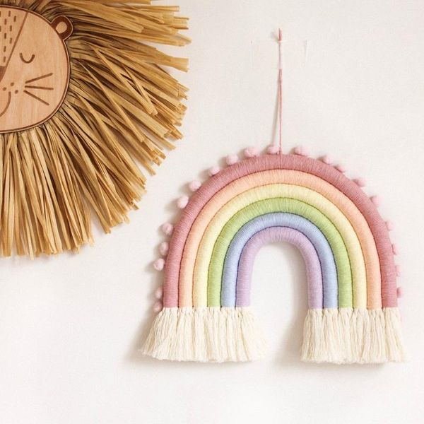 tapestries 6 layers nordic woven rainbow tapestry home decor wall hanging toy nursery k0
tapestries 6 layers nordic woven rainbow tapestry home decor wall hanging toy nursery k0