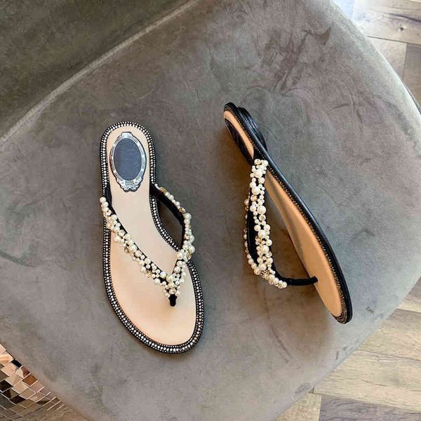 official website 70% off outlet women summer flip flops crystal pearl slippers slide sandals beach slides fashion street ladies party shoes, Black
official website 70% off outlet women summer flip flops crystal pearl slippers slide sandals beach slides fashion street ladies party shoes, Black