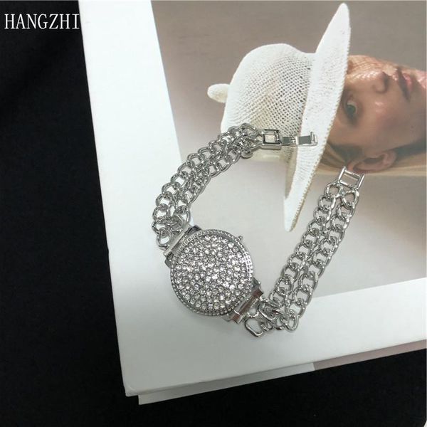 link, chain hangzhi 2021 flash strap bracelet hip hop nightclub bungee jumping temperament all-match rhinestone women, Black
link, chain hangzhi 2021 flash strap bracelet hip hop nightclub bungee jumping temperament all-match rhinestone women, Black