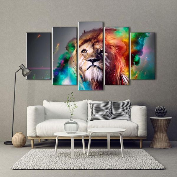 panels canvas painting abstract animals wall decor landscape picture fiber 5pcs morden print paintings
panels canvas painting abstract animals wall decor landscape picture fiber 5pcs morden print paintings