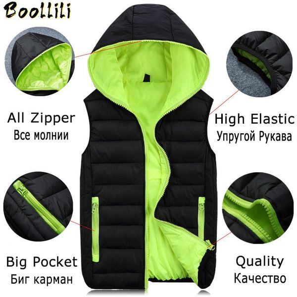 men's vests 2021 spring autumn sleeveless jacket for men fashion warm hooded male winter vest light plus size mens work waistcoat, Black;white
men's vests 2021 spring autumn sleeveless jacket for men fashion warm hooded male winter vest light plus size mens work waistcoat, Black;white