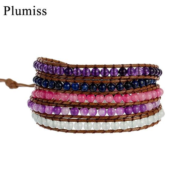 5 layers natural stone wrap bracelets for women lapis lazuli amethysts beaded bracelet bohemian handmade jewelry gift for her, Golden;silver
5 layers natural stone wrap bracelets for women lapis lazuli amethysts beaded bracelet bohemian handmade jewelry gift for her, Golden;silver