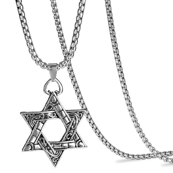 pendant necklaces 316l stainless steel non-fading necklace male domineering double triangle hip hop antique, Silver
pendant necklaces 316l stainless steel non-fading necklace male domineering double triangle hip hop antique, Silver