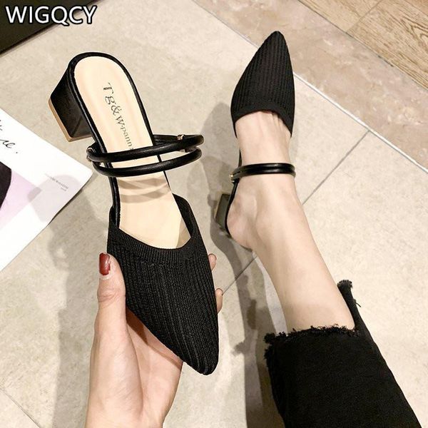 slippers summer woman shoes fashion pointed non-slip high heels women comfortable walking beach sandalias mujer 4fau, Black
slippers summer woman shoes fashion pointed non-slip high heels women comfortable walking beach sandalias mujer 4fau, Black
