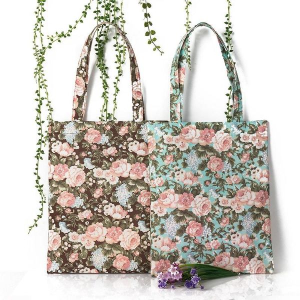 storage bags 1pcs rural floral waterproof tote one shoulder folding shopping bag printed canvas handbags wholesale
storage bags 1pcs rural floral waterproof tote one shoulder folding shopping bag printed canvas handbags wholesale