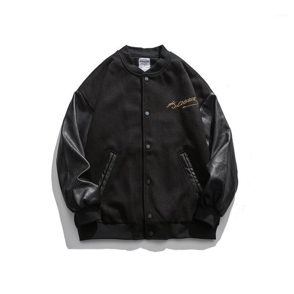 chaotang autumn 2021 korean loose bf casual men's baseball jacket jackets, Black;brown
chaotang autumn 2021 korean loose bf casual men's baseball jacket jackets, Black;brown