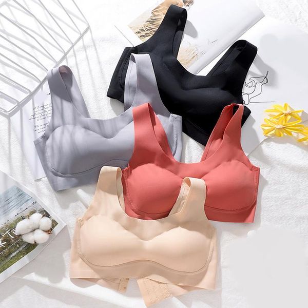 bras latex seamless bra comforable for women push up underwear without wire plus size lingere no steel rims beautiful back, Red;black
bras latex seamless bra comforable for women push up underwear without wire plus size lingere no steel rims beautiful back, Red;black