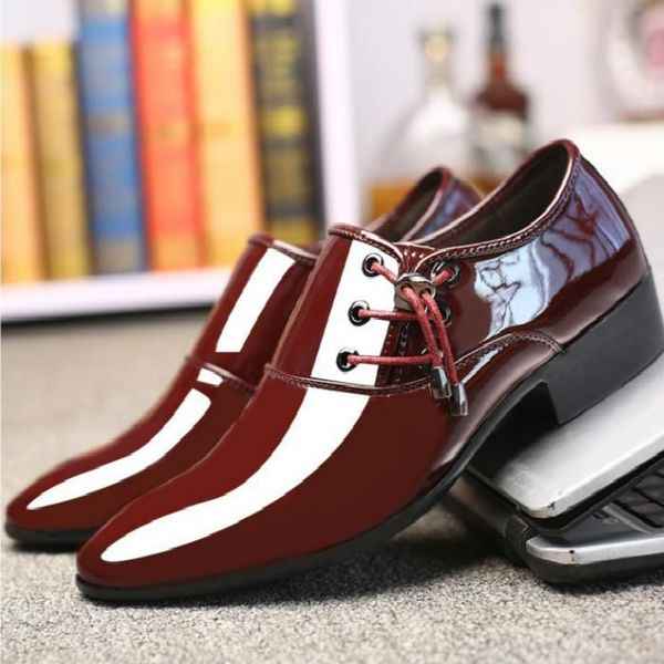 men's classic pointed toe dress shoes slip-on black patent leather zapato hombre casual oxford
men's classic pointed toe dress shoes slip-on black patent leather zapato hombre casual oxford