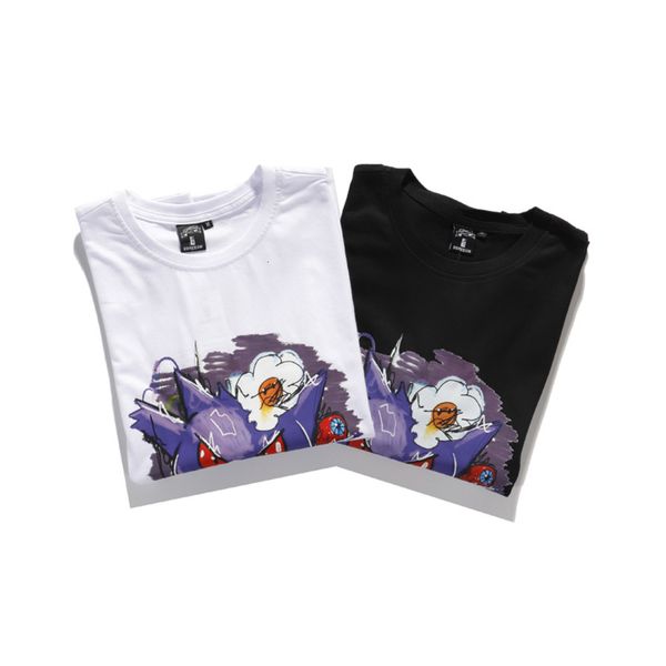 fashion brand printed short sleeve t shirt men's loose and fat large half middle school students' summer, White;black
fashion brand printed short sleeve t shirt men's loose and fat large half middle school students' summer, White;black