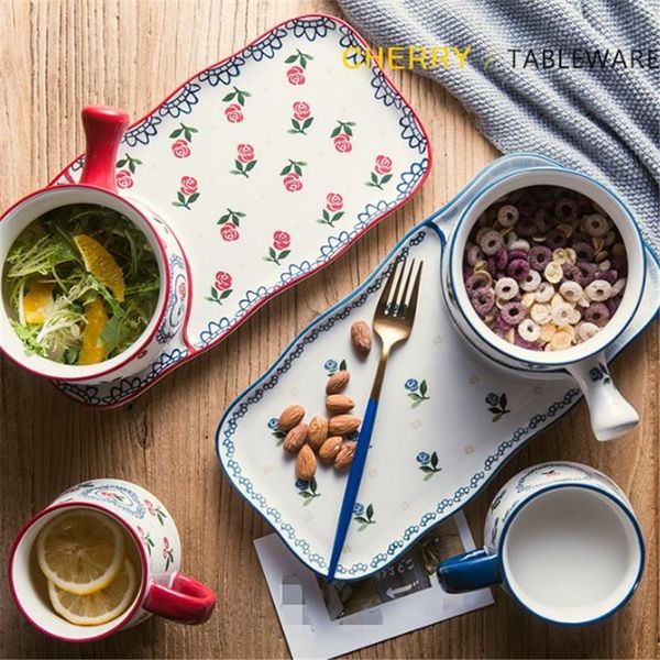 bowls creative japanese couple cherry breakfast tableware household ceramic plate handle oatmeal dessert fruit bowl set
bowls creative japanese couple cherry breakfast tableware household ceramic plate handle oatmeal dessert fruit bowl set