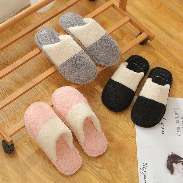 slippers warm autumn and winter simple women cotton comfortable womens slipper men couple, Black
slippers warm autumn and winter simple women cotton comfortable womens slipper men couple, Black