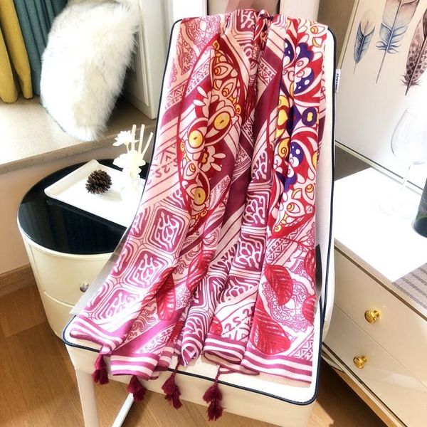 scarves bohemia pin flowers green leaf cotton and linen women' scarf shawl size:100*180cm(hand cleaning), Blue;gray
scarves bohemia pin flowers green leaf cotton and linen women' scarf shawl size:100*180cm(hand cleaning), Blue;gray
