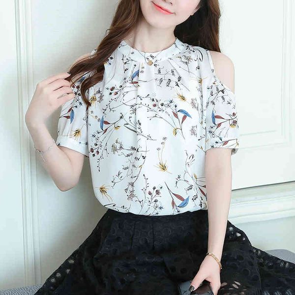 flower printed off shoulder shirts for women short sleeve blouse blouses o-neck blusas femininas 825c 210420, White
flower printed off shoulder shirts for women short sleeve blouse blouses o-neck blusas femininas 825c 210420, White