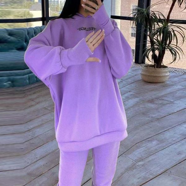 women's two piece pants set print hoodies trousers 2021 autumn loose long pullovers suits female casual street sport sets, White
women's two piece pants set print hoodies trousers 2021 autumn loose long pullovers suits female casual street sport sets, White