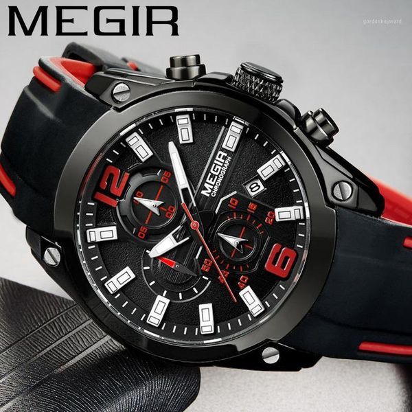 watch men waterproof chronograph calendar military male clock rubber business man sport wristwatch 2063 wristwatches, Slivery;brown
watch men waterproof chronograph calendar military male clock rubber business man sport wristwatch 2063 wristwatches, Slivery;brown