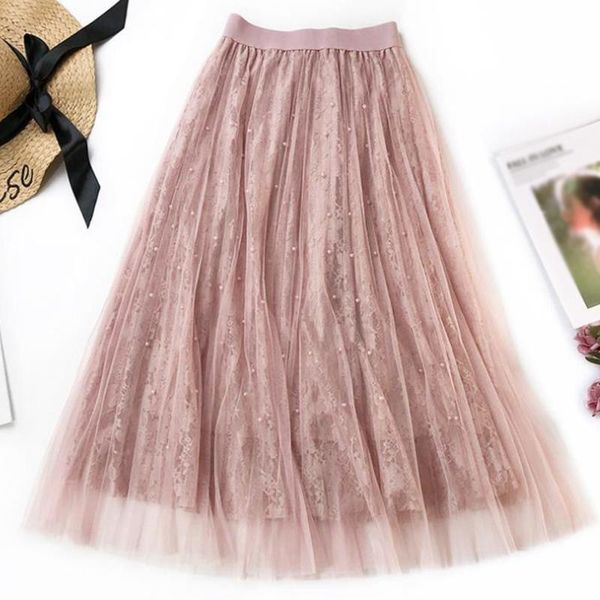 skirts elastic high waist lace women spring summer skirt 2021 korean elegant casual a-line black pink long maxi
skirts elastic high waist lace women spring summer skirt 2021 korean elegant casual a-line black pink long maxi