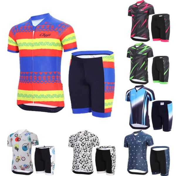 kids cycling jersey set boy girls bike shorts uniform clothing children shirts bottom suits road mountain mtb bicycle outdoor racing sets, Black;blue
kids cycling jersey set boy girls bike shorts uniform clothing children shirts bottom suits road mountain mtb bicycle outdoor racing sets, Black;blue