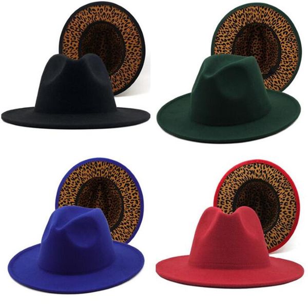 wide brim hats 5pc fedoras in bulk female male leopard fedora hat for women men felt panama cap woman man jazz caps winter wholesale, Blue;gray
wide brim hats 5pc fedoras in bulk female male leopard fedora hat for women men felt panama cap woman man jazz caps winter wholesale, Blue;gray