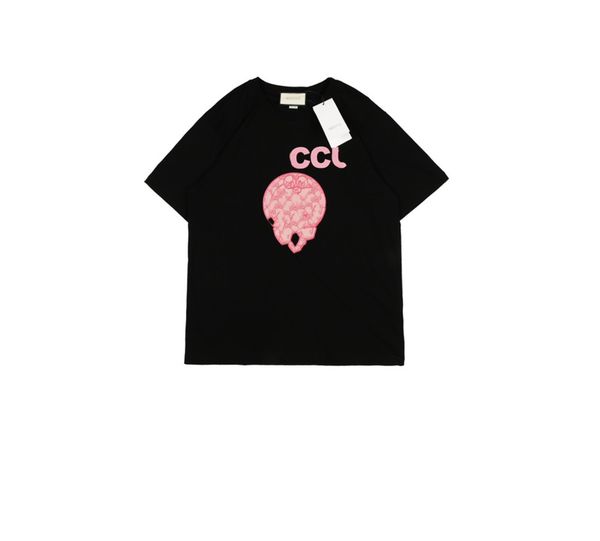 summer european and american new heavy industry embroidery patch pure cotton short-sleeved men's and women's loose bottoming tide, White;black
summer european and american new heavy industry embroidery patch pure cotton short-sleeved men's and women's loose bottoming tide, White;black