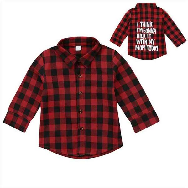 red plaid fashion toddler kids boy girl long sleeve back letter print check blusa t shirt tee clothes 2, Blue
red plaid fashion toddler kids boy girl long sleeve back letter print check blusa t shirt tee clothes 2, Blue