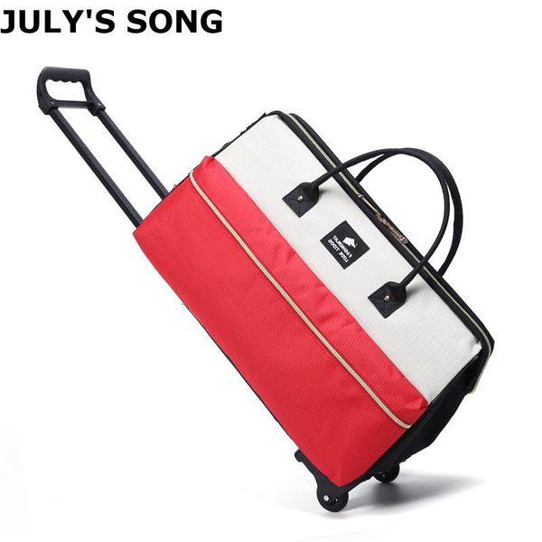 duffel bags july's song travel luggage bag with wheels cart large capacity trolley rolling suitcase for weekend overnight
duffel bags july's song travel luggage bag with wheels cart large capacity trolley rolling suitcase for weekend overnight