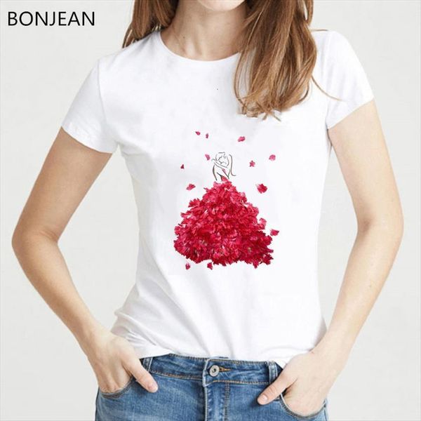 fashion illustration of flowers women t shirts dresses and girls design vogue kawaii female pretty funny novelty tee, White
fashion illustration of flowers women t shirts dresses and girls design vogue kawaii female pretty funny novelty tee, White