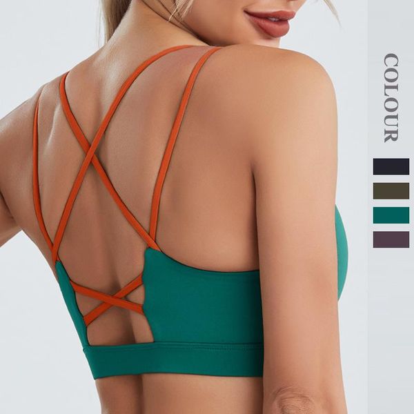 yoga outfit sports shockproof cross straps bra running gym women widen hem push up workout fitness crop brassiere
yoga outfit sports shockproof cross straps bra running gym women widen hem push up workout fitness crop brassiere
