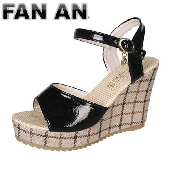 summer slope with women waterproof platform sandals 10cm high heel women's shoes square outdoor fashion, Black
summer slope with women waterproof platform sandals 10cm high heel women's shoes square outdoor fashion, Black