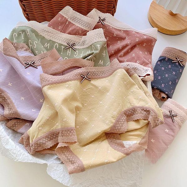 women's panties underwear lace pure cotton crotch letters japanese tide brand printing comfortable mid-waist bag hip briefs women, Black;pink
women's panties underwear lace pure cotton crotch letters japanese tide brand printing comfortable mid-waist bag hip briefs women, Black;pink